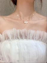 New recommended Mori shell pearl necklace female tide simple Net Red Air texture choker light luxury niche pendant