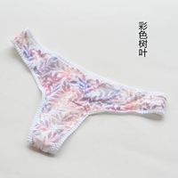 Красочные листовые стринги (без возврата и обмена)