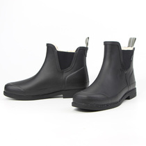 Nordic mens and womens universal short plus velvet warm rain boots low-top casual cold-proof couple water boots rubber boots non-slip