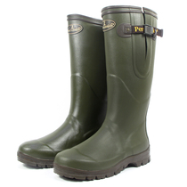 High tube adjustable tube circumference outdoor hunter rain boots Water shoes Snake-like waterproof non-slip warm adventure shoes Hunting boots