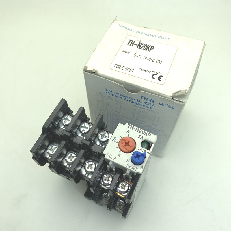 Original installed Mitsubishi Thermal protector Thermal relay Thermal overload TH-N20KP 4-6A Old money on sale on stock-Taobao