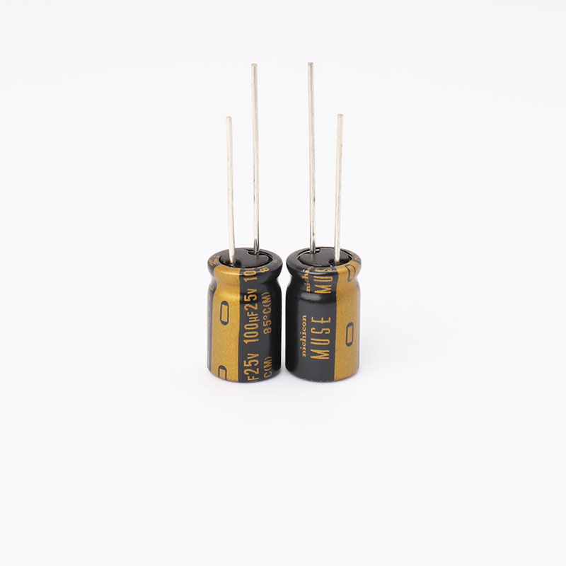 Japan Nikon nichicon KZ 100uf 25v audio capacitive coupling filter capacitor