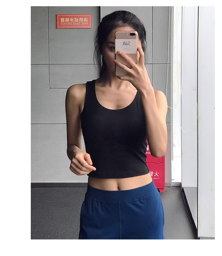 Mỹ trở lại chống sốc đồ lót thể thao quần áo yoga kiểu vest gợi cảm tập hợp áo ngực thể dục chạy chuyên nghiệp áo ngực nhanh khô trang phục tập yoga cho nữ