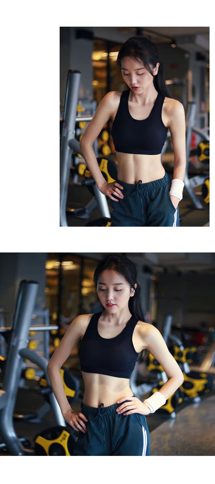 Hỗ trợ cao đồ lót thể thao tập hợp áo chống sốc tập thể dục chạy nhanh áo ngực yoga khô chống chảy xệ áo ngực chuyên nghiệp áo tank top gym nữ