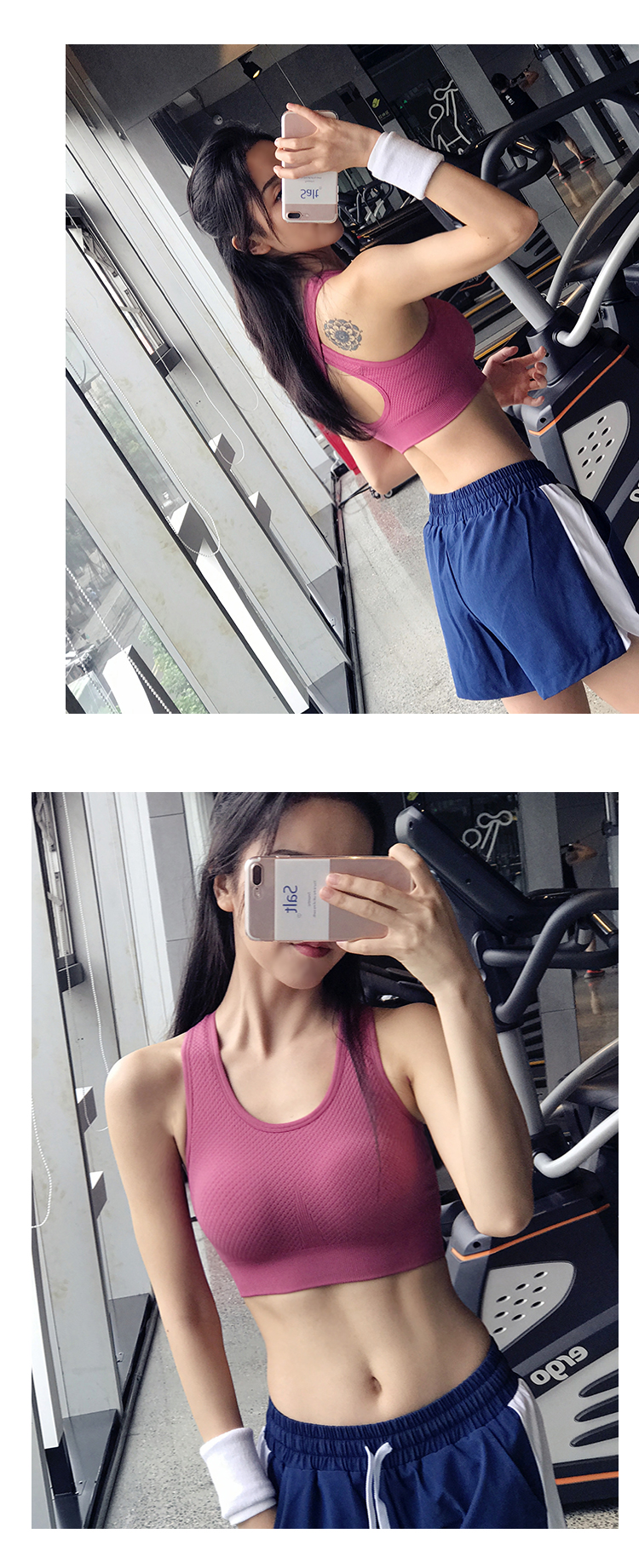 Hỗ trợ cao đồ lót thể thao tập hợp áo chống sốc tập thể dục chạy nhanh áo ngực yoga khô chống chảy xệ áo ngực chuyên nghiệp áo tank top gym nữ