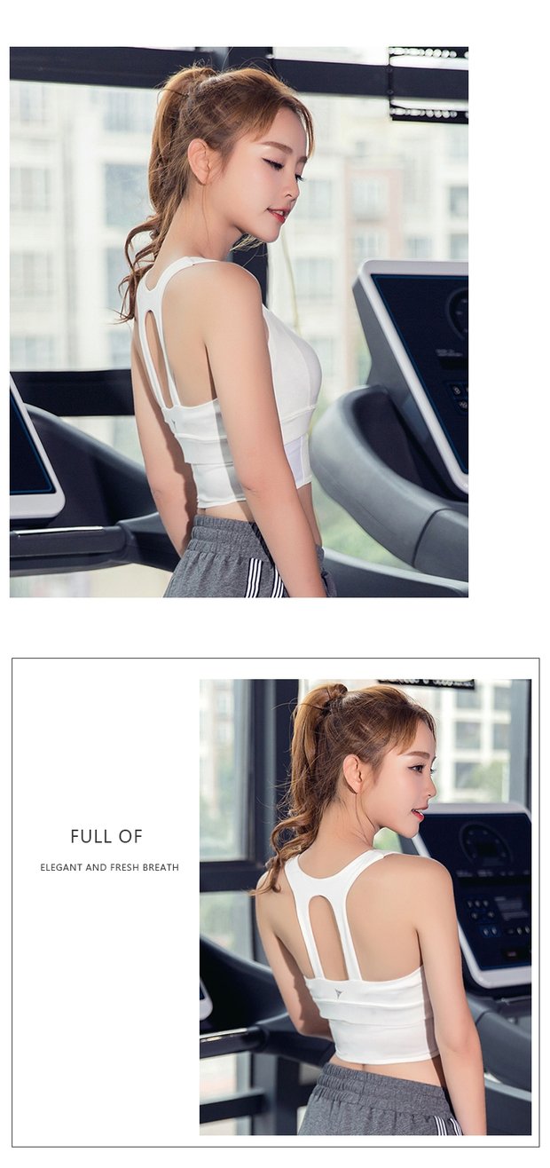 Professional cường độ cao thể thao trận động đất áo ngực yoga Mỹ lại đồ lót áo ngực vest áo ngực treadmill thể dục nữ áo pitch