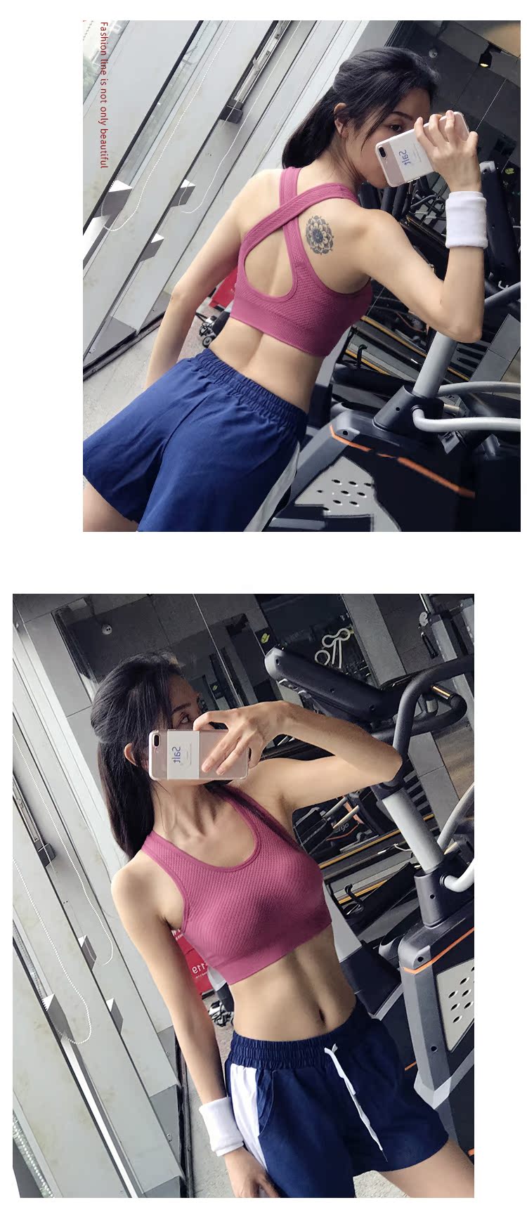 Hỗ trợ cao đồ lót thể thao tập hợp áo chống sốc tập thể dục chạy nhanh áo ngực yoga khô chống chảy xệ áo ngực chuyên nghiệp áo tank top gym nữ