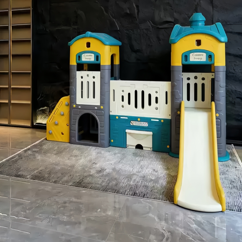 Children's Outdoor Slide, Large Home-Use Kindergarten Indoor Baby Playground Castle Slide, Swing, Family Toy