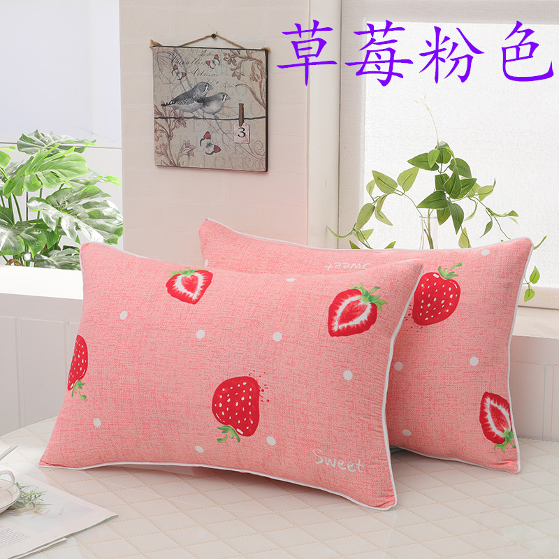Gối một tải sinh viên ký túc xá đơn phim hoạt hình Cô gái dễ thương đôi nhà đôi gối lõi với vỏ gối - Gối gối cho bé