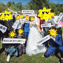 Wedding Little Red Riding Book Wedding Exterior Beat Hands KT Edition Hand-held Props Custom Personality Creative Photography