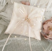 Wedding Mori Ring Pillow Wedding Bow Lace Satin Ring Ring European and American Wedding ins