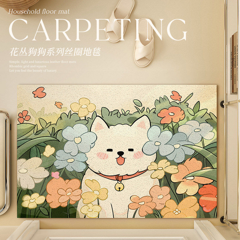 Entrance door floor mat 2026 new stain-resistant wire ring entrance door