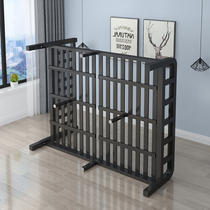 Wrought iron bed 1 5 beds 1 8 meters Simple modern double iron bed Apartment rental room Iron frame sheets people steel bed children