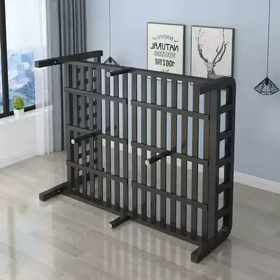 Iron bed 1 5 bed 1 8 meters simple modern double iron bed frame apartment rental room iron frame bed single steel bed Children