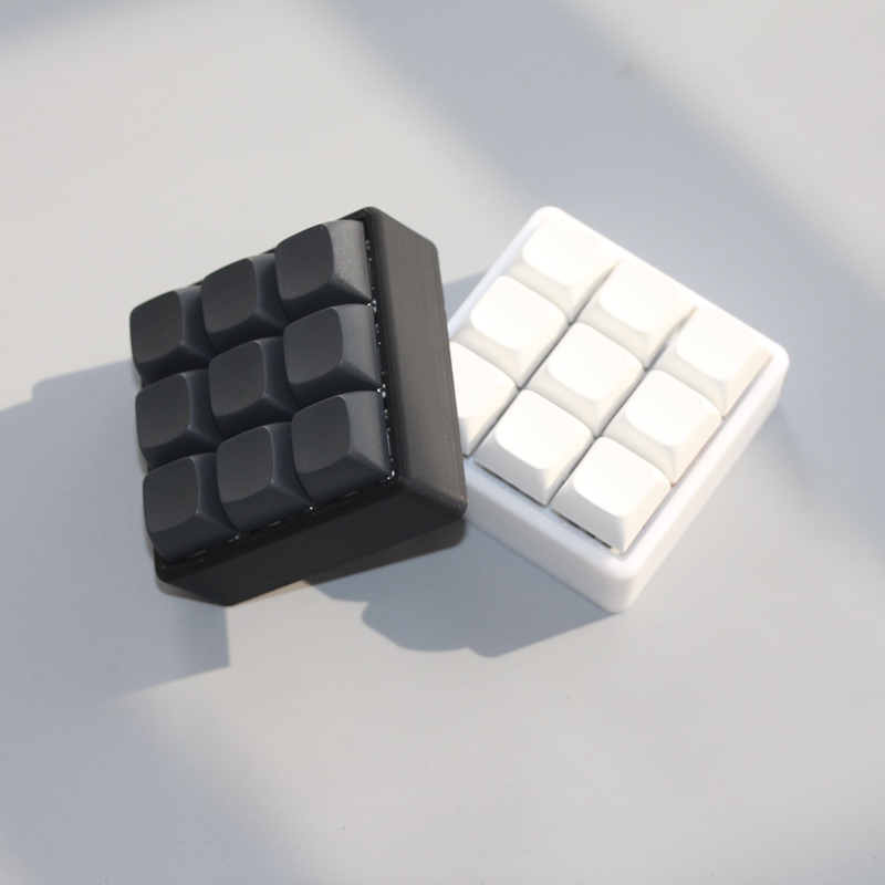 Cv09 9-Key Customized DIY Small Keyboard Qmkvia Keyboard Hot-Swappable Rgb Customization