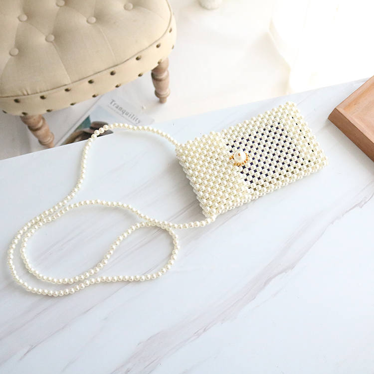 Mùa hè 2019 mới làn sóng nữ túi xách tay ngọc trai túi đeo vai Túi xách Messenger túi điện thoại di động túi nhỏ - Túi điện thoại túi đeo chéo local brand