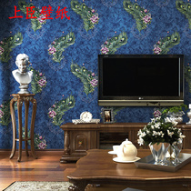 Vintage American country pastoral non-woven wallpaper imported Osron wallpaper living room bedroom TV background wall 3d