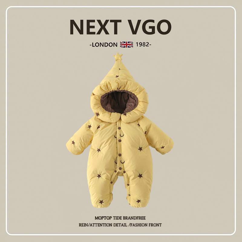 British Next Vgo Baby Lightweight down Jacket Winter Thickened Warm Jumpsuit for Baby Girls for Outdoor Wear British Next Vgo Baby Lightweight down Jacket Winter Thickened Warm Jumpsuit for Baby Girls for Outdoor Wear