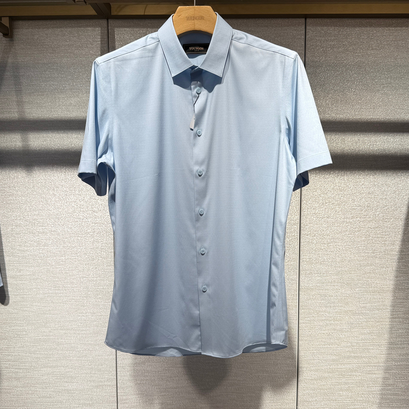 2026 New Model Youngor Genuine Summer Men's Short-Sleeve Shirt in 2 Colors Ystr110978Efy