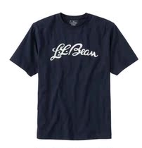 L L Bean Mens Casual Short Sleeve T-Shirt Cotton TA508335 USA Direct Mail 2 Colors