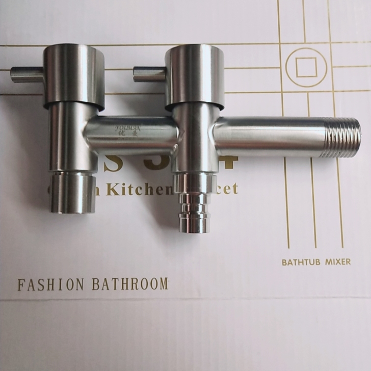 304 stainless steel dual tap multi - function washing machine mop pool in two - use single - cooled faucet