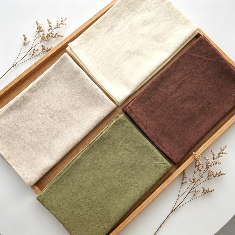 ins Solid Color Pure Cotton Napkins, Table Napkins, Decorative Cloth, Tea Towels, Food Photography Props ins Solid Color Pure Cotton Napkins, Table Napkins, Decorative Cloth, Tea Towels, Food Photography Props