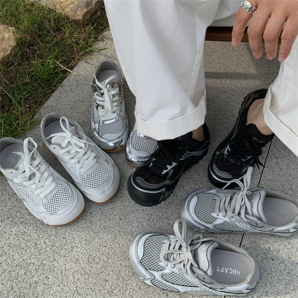 【Glacier Jogging Shoes】2.5Cm Heel Height! Baseball Team Leader Bq97159