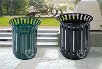  Southern flower basket trash can outdoor trash can Shopping mall cinema door peel bucket Hotel square large garbage basket
