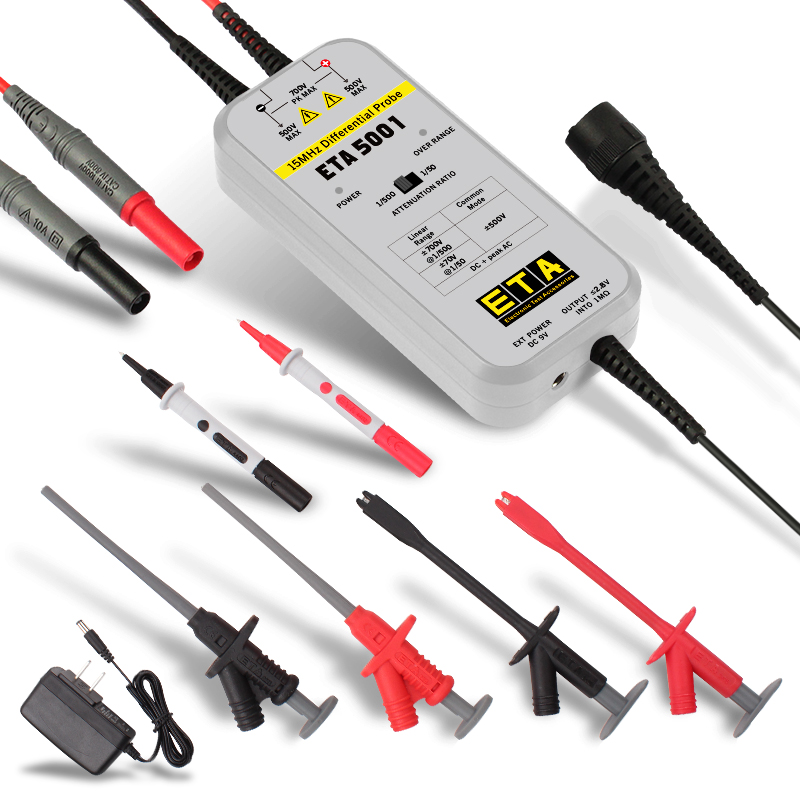 ETA ETA5001 general-purpose active high-pressure differential monitor compatible is the DeTekp source Youlid oscilloscope