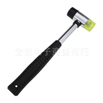 Factory direct steel handle detachable hammer rubber hammer rubber hammer home decoration installation hammer small rubber hammer hammer hammer
