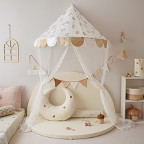Childrens tent princess playhouse childrens room wall hanging baby mosquito net bedside decoration bed curtain reading corner gift