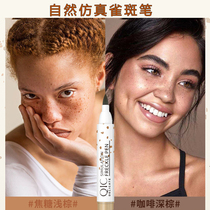 European and American INS hot sale natural simulation freckle pen color rendering waterproof easy to color long lasting wild face makeup spots