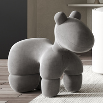 Net Red Little Horse Chair Animal Seat Ponychair Bench Casual Chair Subdesigner with single sofa Childrens chair