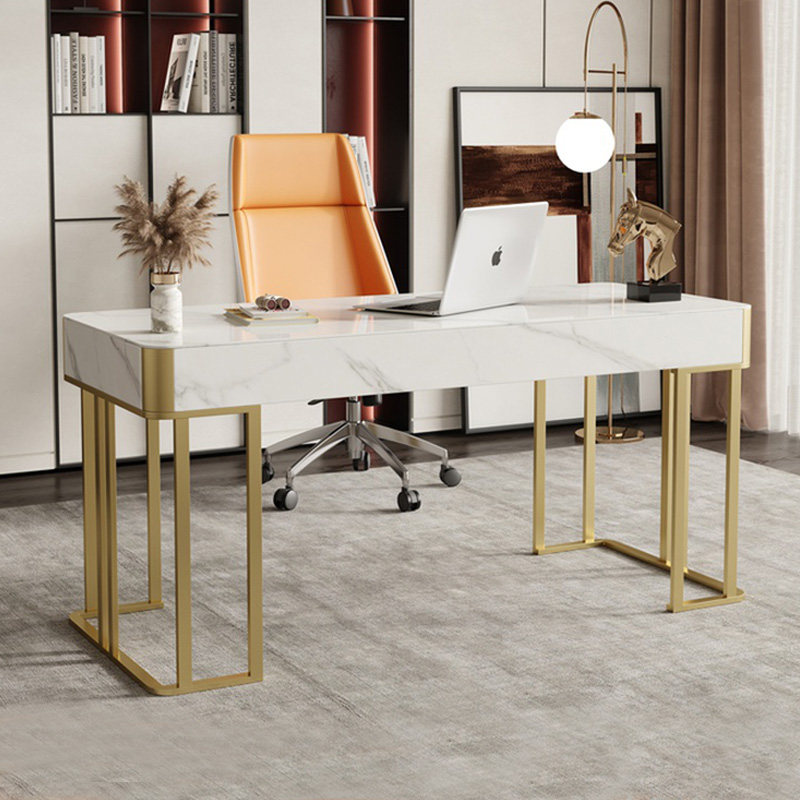 Italian Minimalist Light Extravagant Desk Modern Minima Rock Board Computer Desk Designer Home Large Terrace Number Desk
