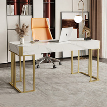 Willpower minimalist light extravagant desk modern minimalist rock board computer desk designer home big family type desk