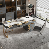 Italian Rockboard Desk Designer Nordic Book Room Light Extravagant Computer Desk Brief Modern Writing Desk Desk Home