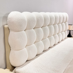 Maiyelon Little Snowball Bedside Soft Cushion Thickened Backrest Pad Tatami Cushion Cream Style 2026 New Large Pillow