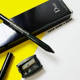 Dior, водонепроницаемый карандаш для глаз, лайнер, двусторонняя поролоновая черная точилка, (в наличии на складе), 2G