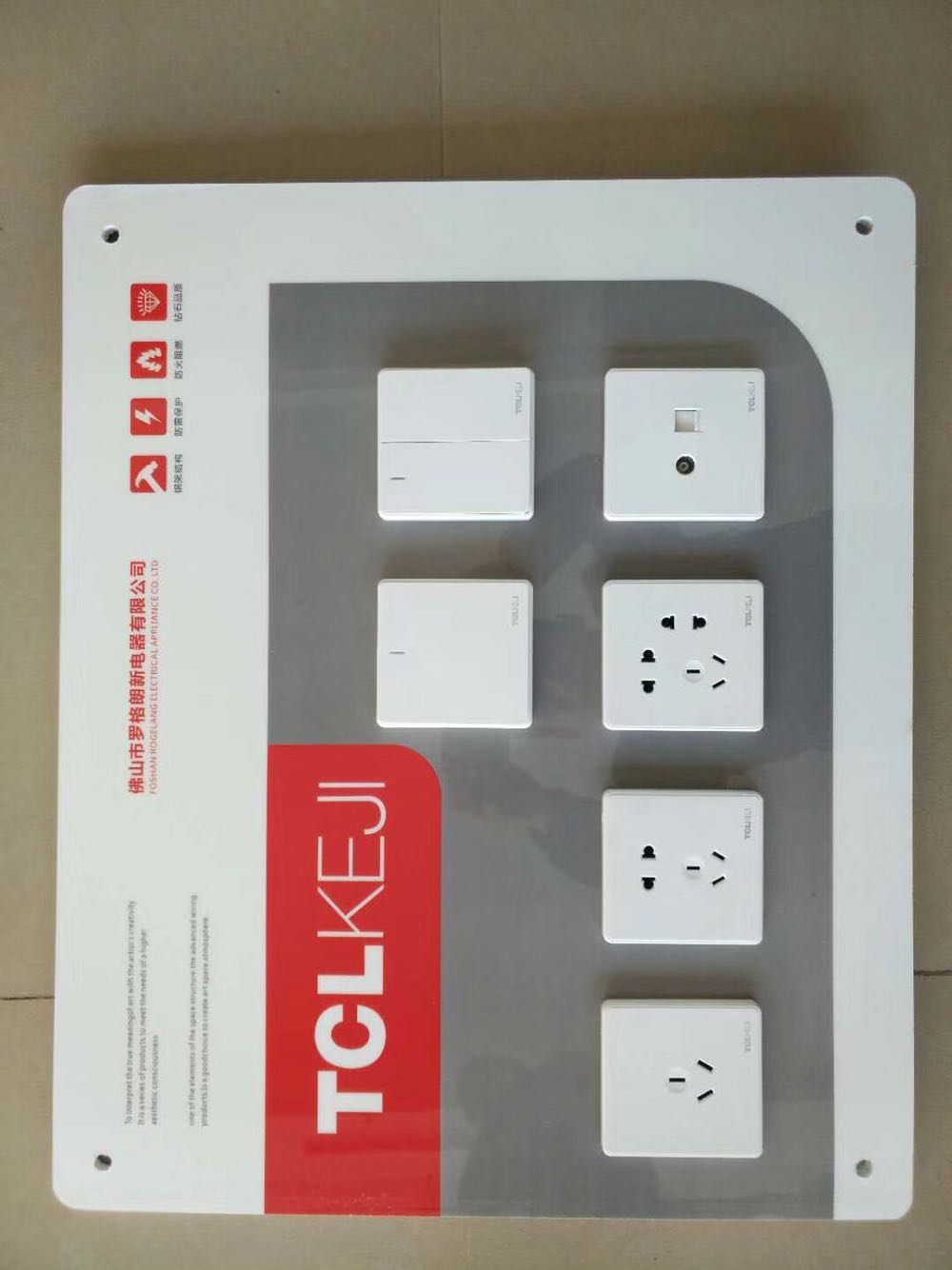 TCLJIKE switch socket home installation works open switch five - hole socket dark 86 switch panel