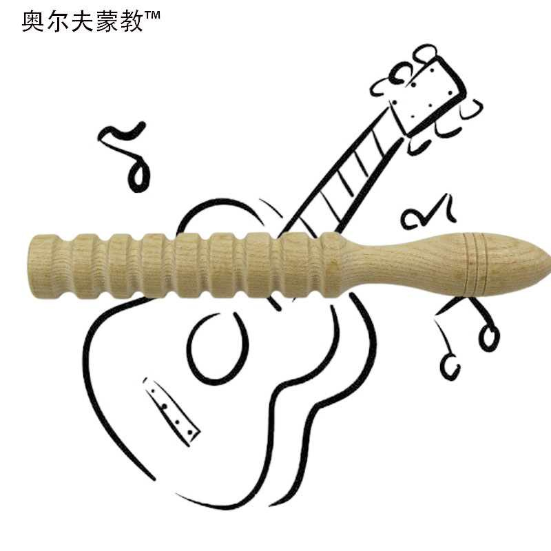 Khuyến mãi nhà máy Orff trẻ em bộ gõ giáo dục sớm đồ chơi âm nhạc hỗ trợ giảng dạy Gỗ cạo râu - Đồ chơi nhạc cụ cho trẻ em đồ chơi âm nhạc cho bé