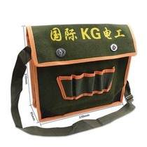 Hydropower woodworking electrician kit canvas multifunctional small large shoulder thickening repair tool bag
