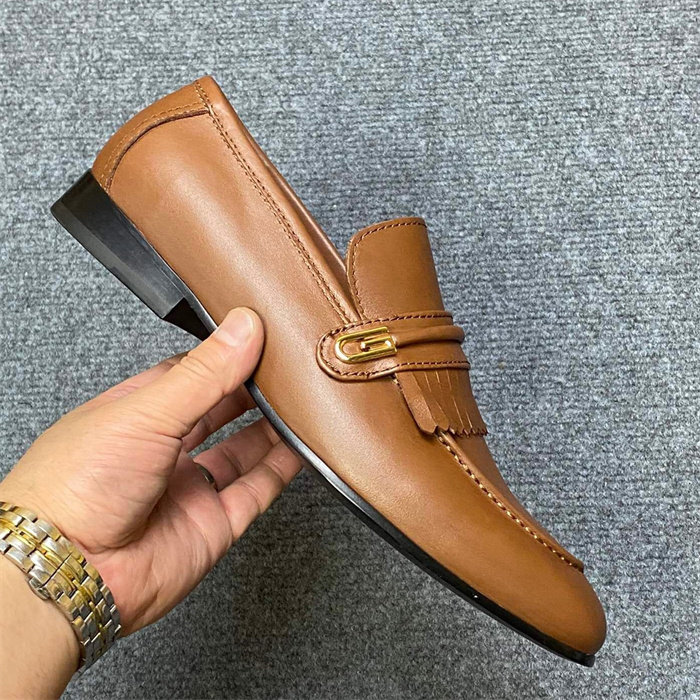 European Luxury Highend Men's Shoes Imported Cowhide Tassel Fashion Casual Leather Shoes Youth