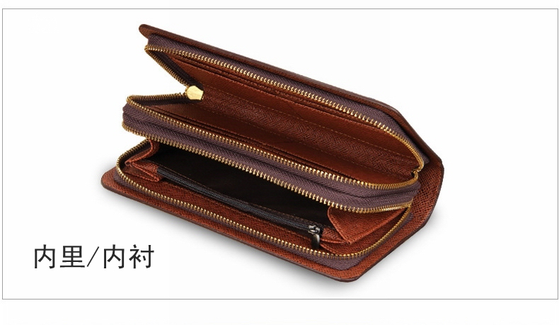 Ví nam dây kéo dài 2019 thời trang mới họa tiết cá sấu trẻ trung cá tính da mềm túi lớn dung tích ly hợp bóp da cá sấu giá rẻ