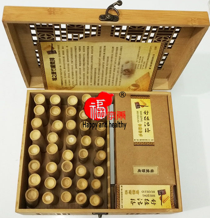 Bamboo Canned Canned Purple Bamboo Tucker Micro-drainage Thumb Cutter in Medical Bamboo and Mocupuncture Box