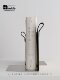 Mide Stainless Steel Bookends Record Magazine Storage File Rack Student Desk Divider Creative Metal Soft Decoration
