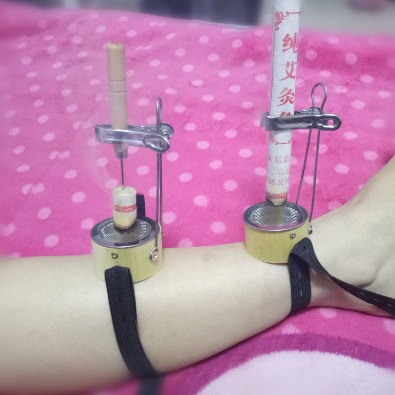 Moxibustion rack suspension moxibustion instrument household moxa clips moxa box paper whole body Zusanli Yongquan moxibustion box thunder fire moxibustion
