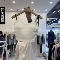 Korean direct mail Dongdaemun 2024 new autumn products FUNNY POWDER suspender vest 19290174