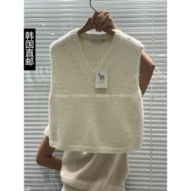 Amys Korean Direct Mail Dongdaemun 2024 Autumn New Product FF Camisole Vest 10030024