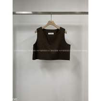 Korea direct mail Dongdaemun 2024 new autumn ATMOSPHERE suspender vest 19201235