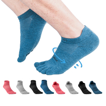 Sport Five fingers Sox thickened Sweat Sucking Speed Dry Socks Breathable Deodorant running professional Sub-toe Short long-length sock